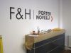 Wandbeschriftung fr die Mnchner Werbeagentur
F & H - Porter Novelli